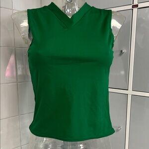 Kelly Green Nylon Athletic Jersey S NWOT